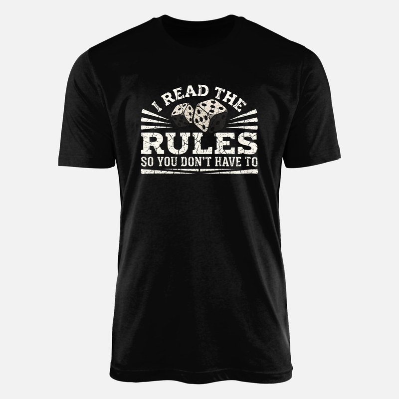 T-shirts: J'ai lu les r&egrave;gles pour vous et d&eacute;s