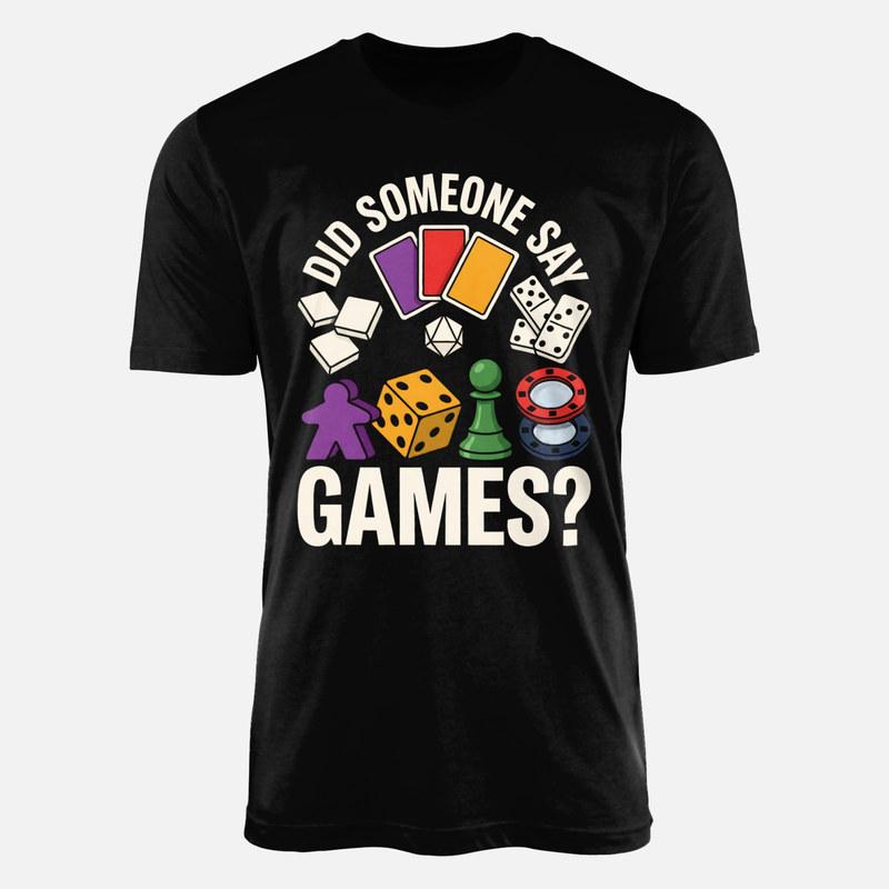 T-shirts: Quelqu'un a dit jeux de soci&eacute;t&eacute;