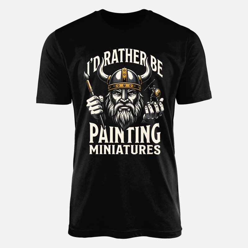 T-shirts: Viking qui peint des figurines