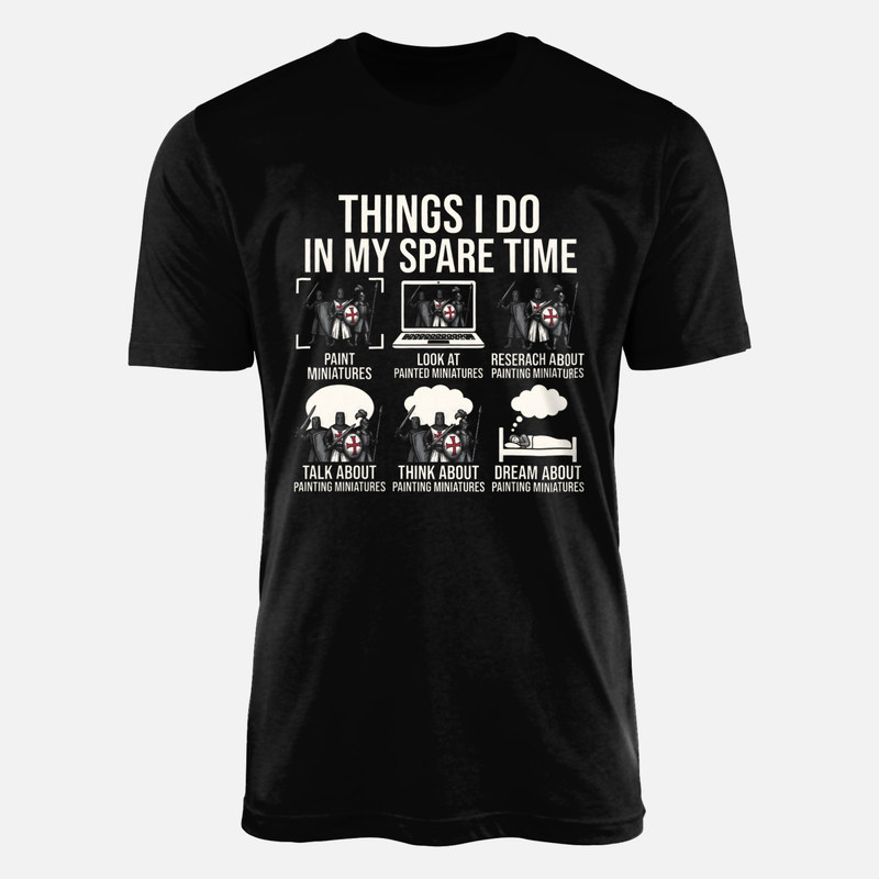 T-shirts: Obsession peinture de figurines