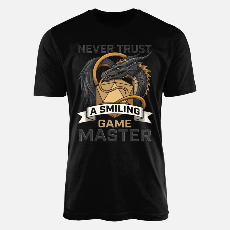 T-shirts: Dragon et D&eacute; D20 Ma&icirc;tre du Jeu