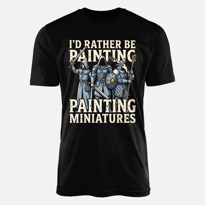 T-shirts: Je pr&eacute;f&egrave;re peindre des figurines