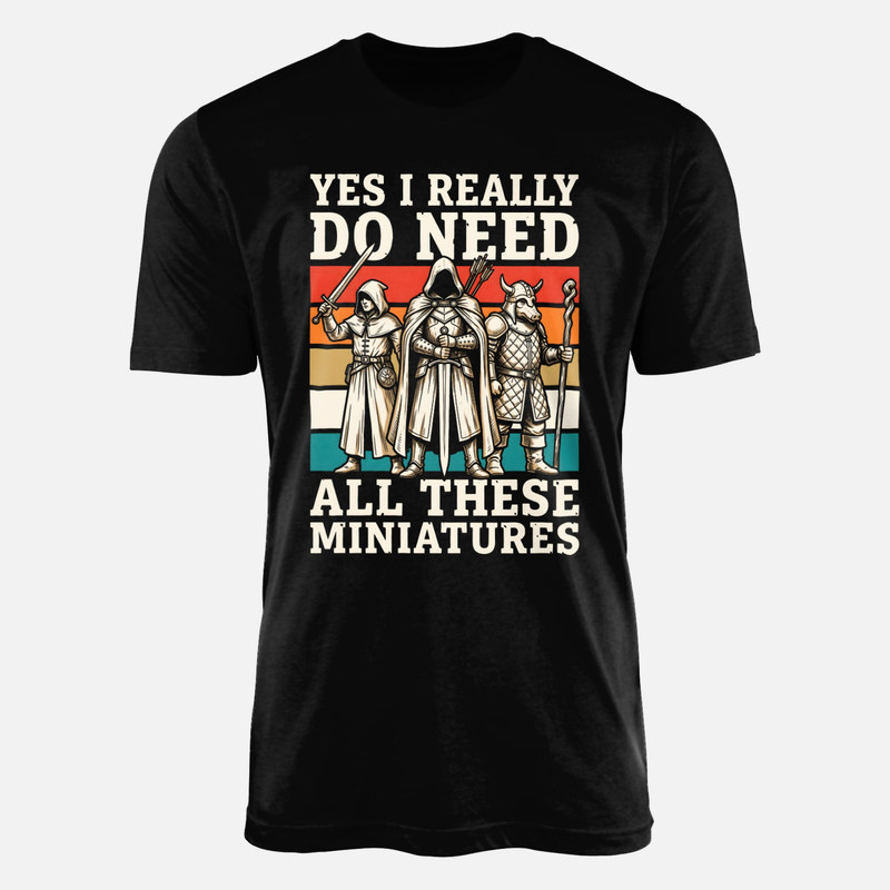 T-shirts: Besoin de toutes ces figurines