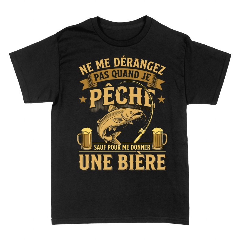 T-shirts: P&ecirc;che et bi&egrave;re ne pas d&eacute;ranger