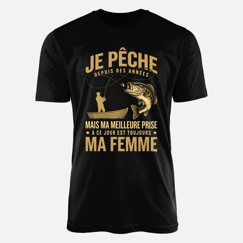 T-shirts: Ma meilleure prise est ma femme