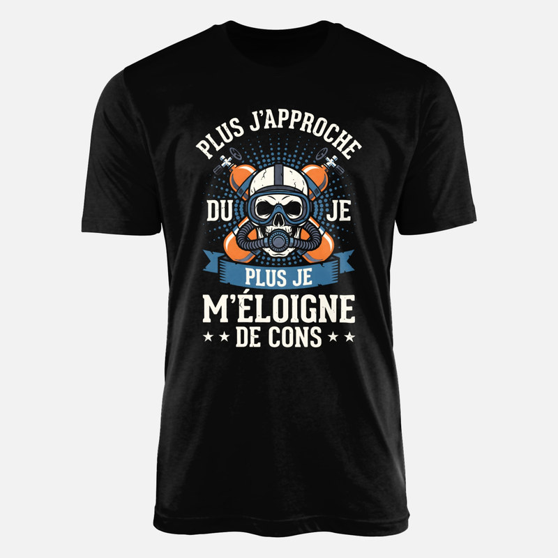 T-shirts: Plus j'approche du fond plong&eacute;e