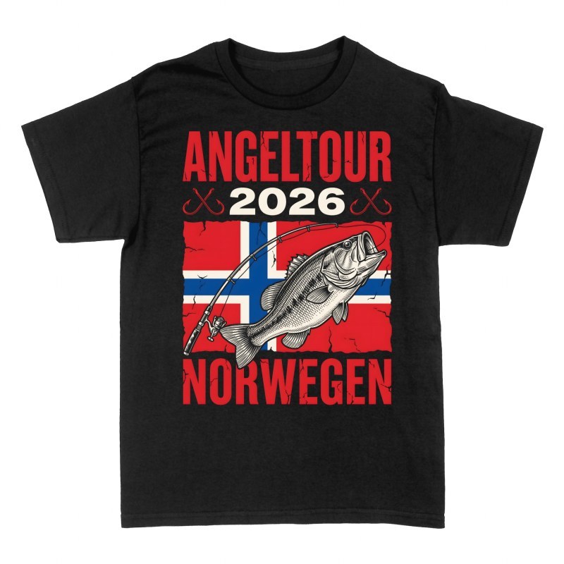 T-shirts: Voyage de p&ecirc;che Norv&egrave;ge 2026