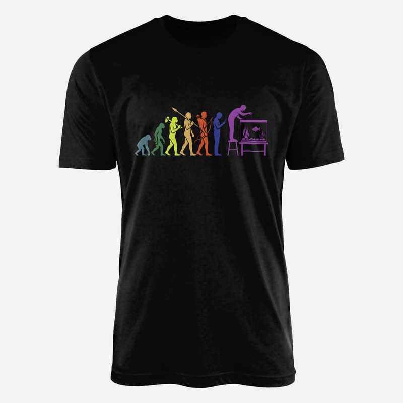T-shirts: &Eacute;volution aquariophile avec poisson