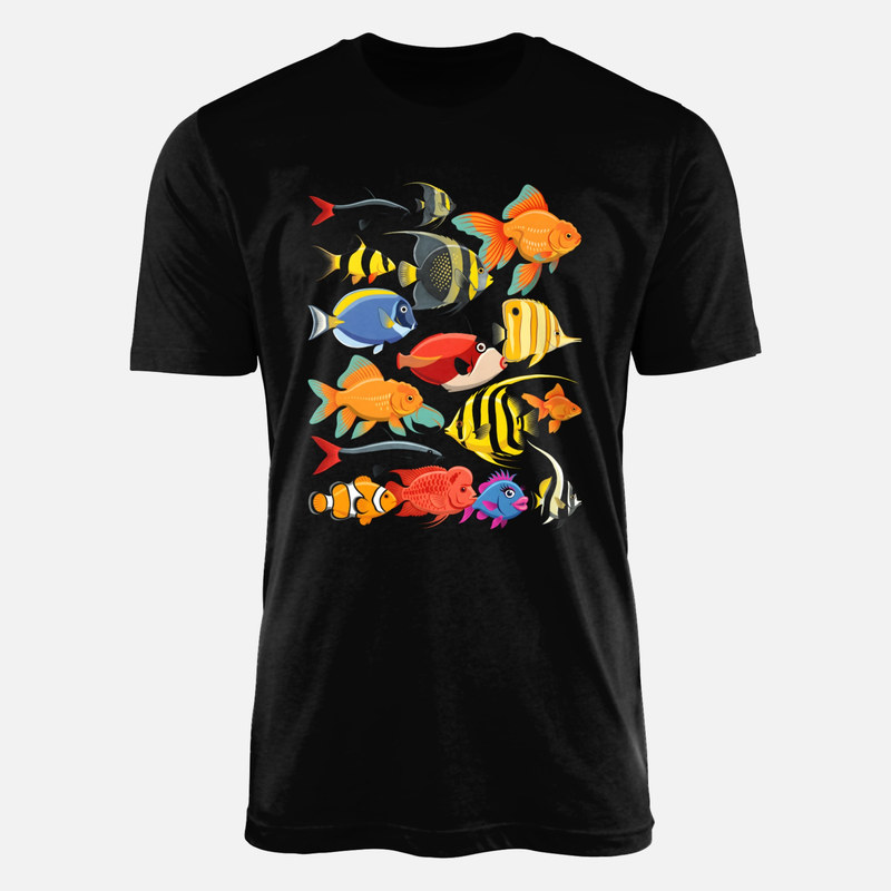 T-shirts: Poissons tropicaux et d'aquarium