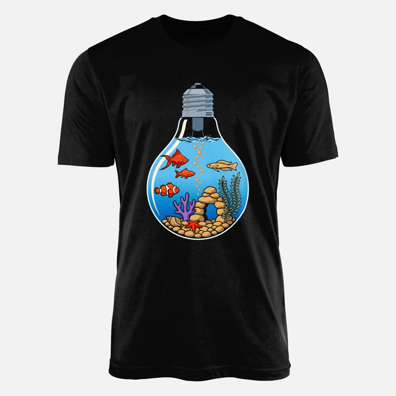 T-shirts: Aquarium dans une ampoule