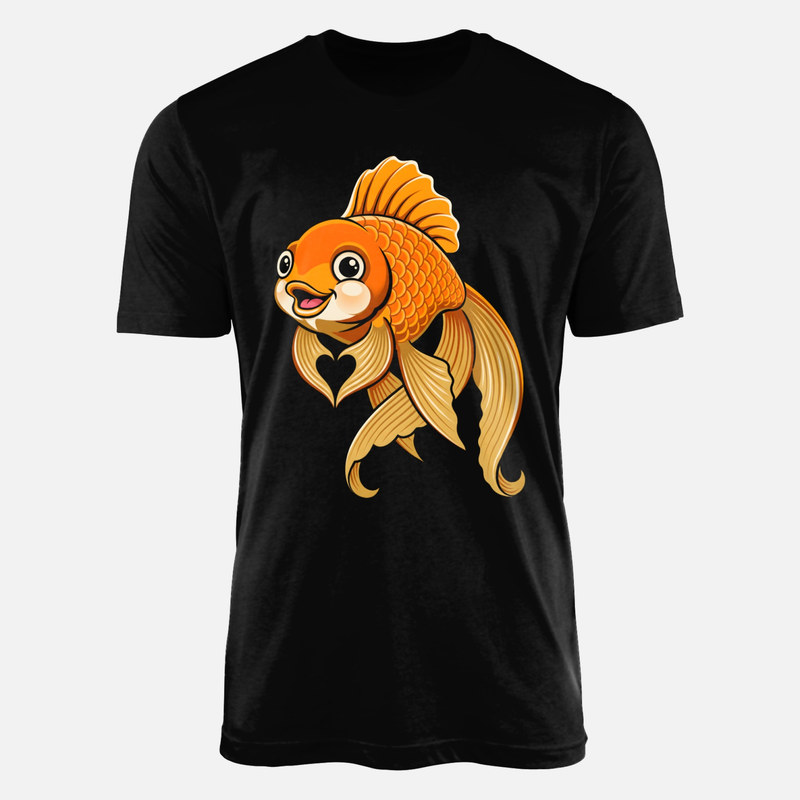 T-shirts: Poisson rouge faisant un c&oelig;ur