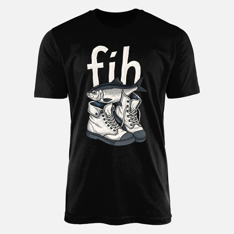 T-shirts: Poisson avec baskets fih