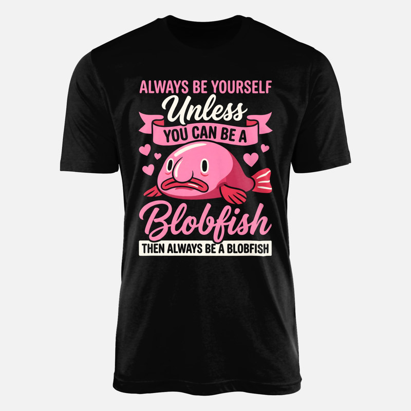 T-shirts: Blobfish mignon avec c&oelig;urs