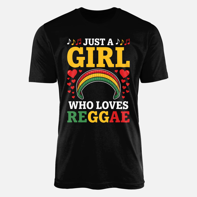 T-shirts: Fille fan de reggae