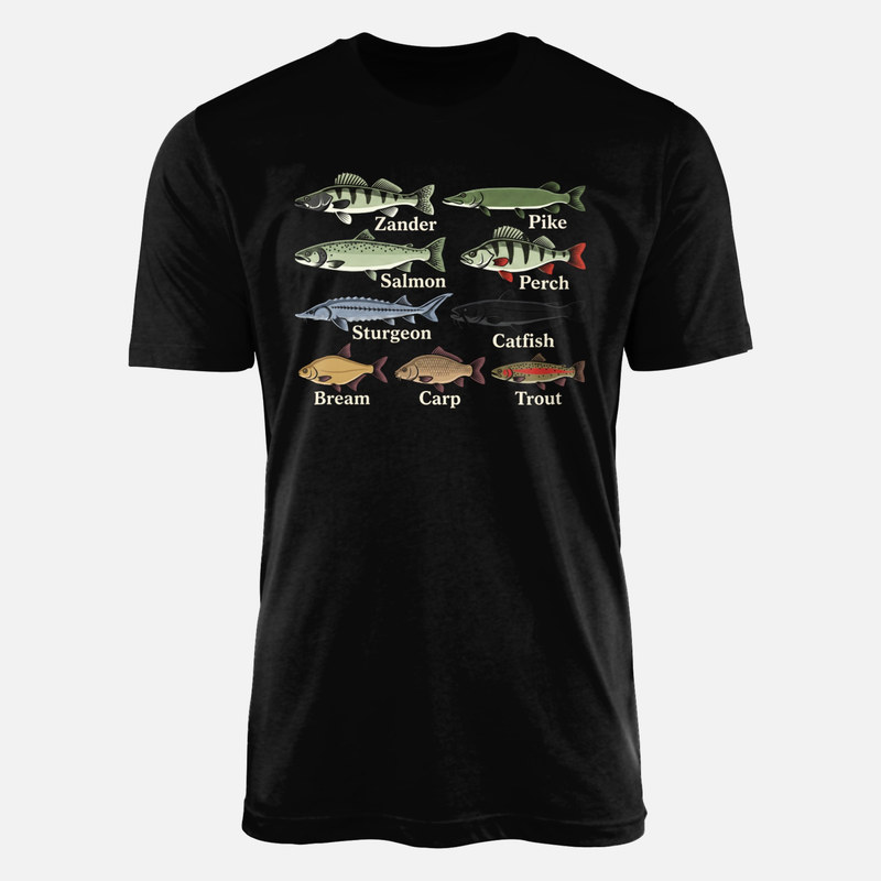T-shirts: Guide illustr&eacute; des poissons de p&ecirc;che