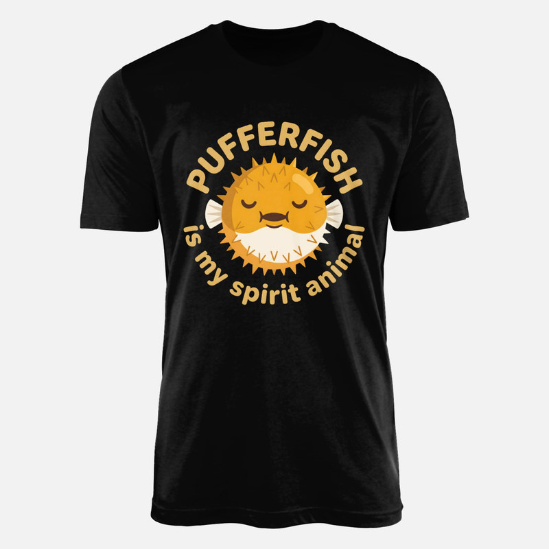 T-shirts: Poisson-globe animal spirituel