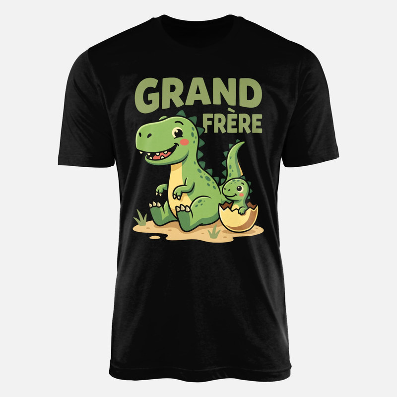 T-shirts: Grand fr&egrave;re dinosaures et &oelig;uf
