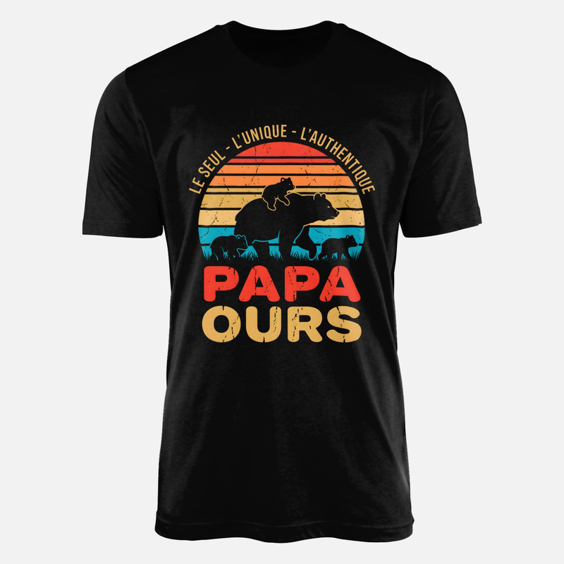 T-shirts: Papa ours et ses 3 oursons