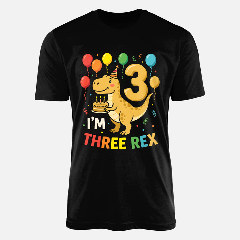 T-shirts: Dinosaure Three Rex 3 ans anniversaire