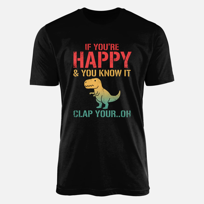 T-shirts: T-rex qui ne peut pas applaudir