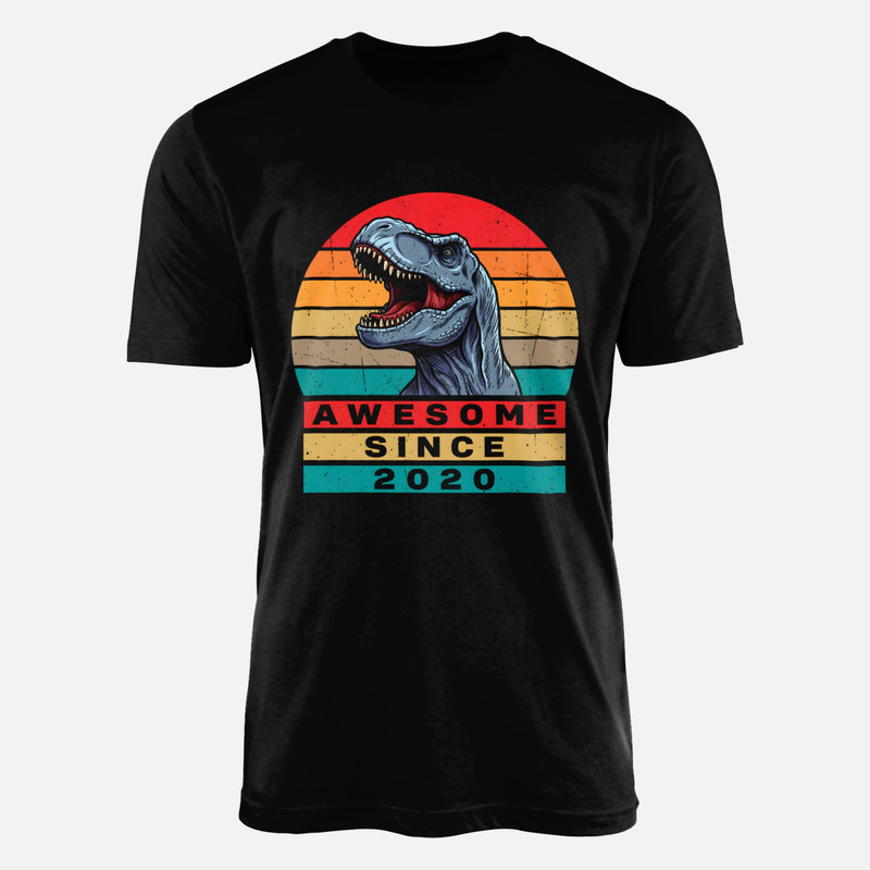 T-shirts: T-rex rugissant g&eacute;nial depuis 2020 retro