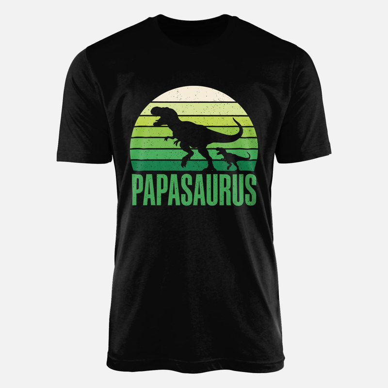 T-shirts: Papasaurus dinosaure p&egrave;re et fils