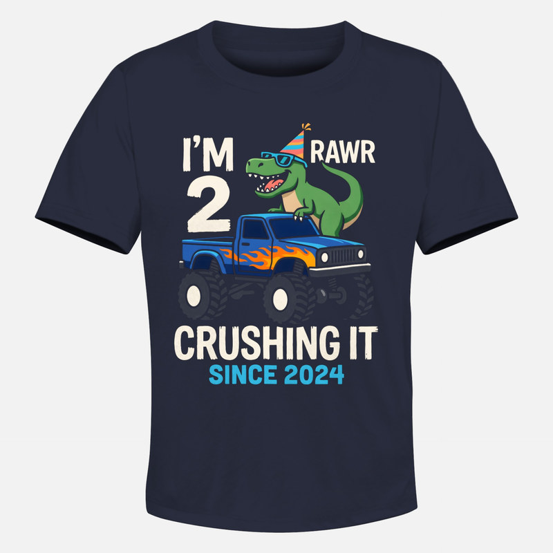 T-shirts: Dinosaure 2 ans monster truck