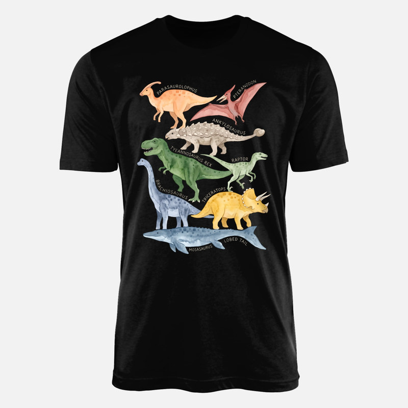 T-shirts: Guide illustr&eacute; des dinosaures