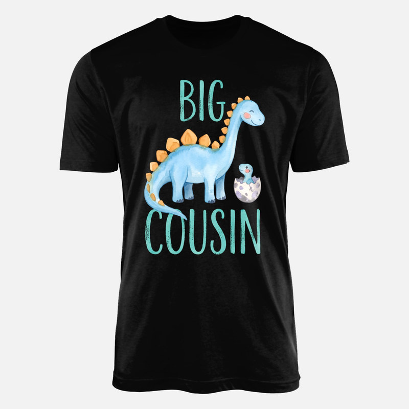 T-shirts: Grand cousin dinosaure aquarelle