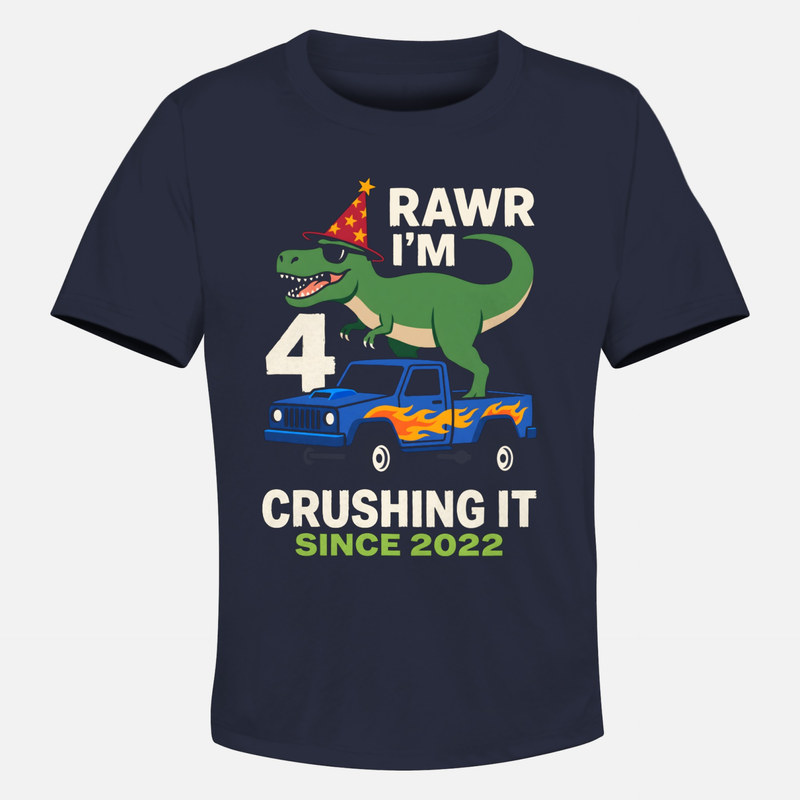 T-shirts: Dinosaure 4 ans monster truck