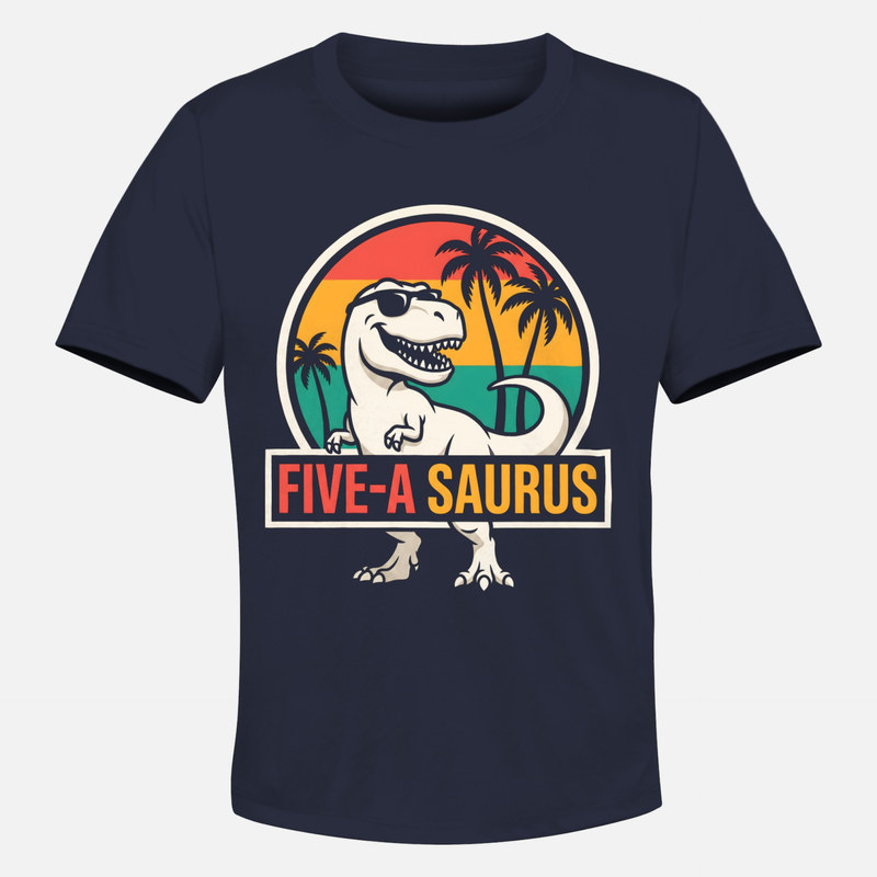 T-shirts: Dinosaure t-rex 5 ans lunettes de soleil