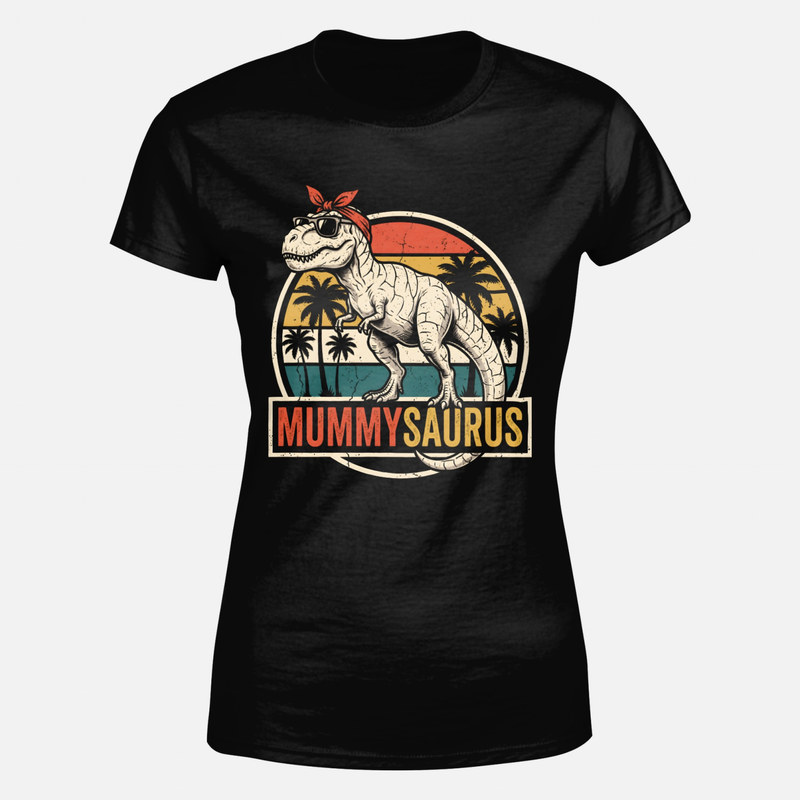 T-shirts: Maman dinosaure r&eacute;tro