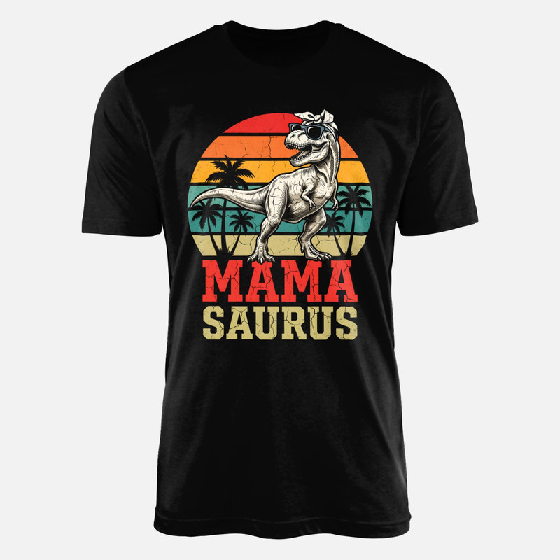 T-shirts: Maman saurus dinosaure r&eacute;tro