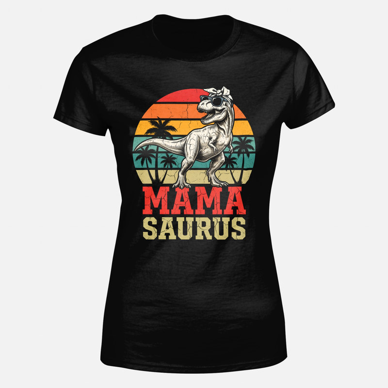 T-shirts: Maman saurus dinosaure r&eacute;tro