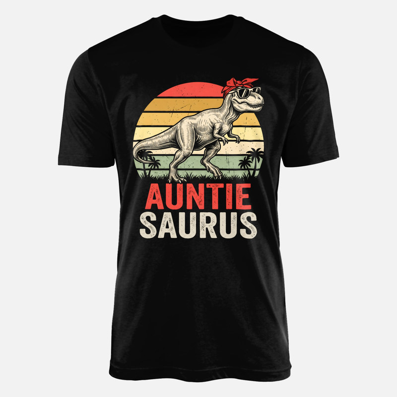 T-shirts: Tatanosaure au coucher de soleil