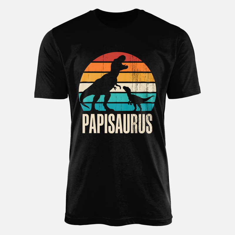 T-shirts: Papisaurus dinosaures p&egrave;re et fils