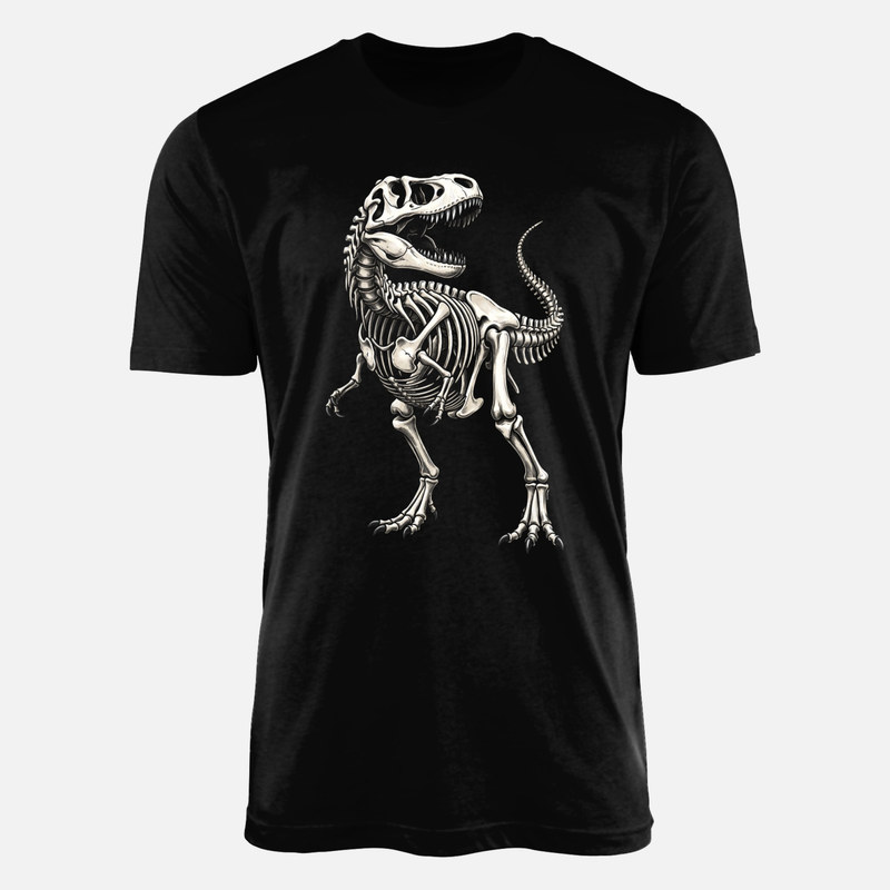 T-shirts: Squelette fossile de tyrannosaure rex
