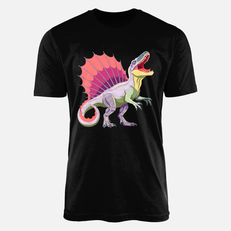 T-shirts: Spinosaure rugissant color&eacute;