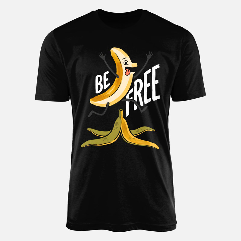 T-shirts: Banane en libert&eacute; Be Free