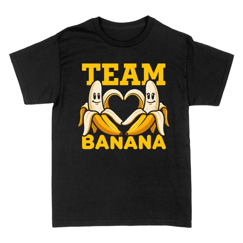 T-shirts: Bananes amoureuses en c&oelig;ur