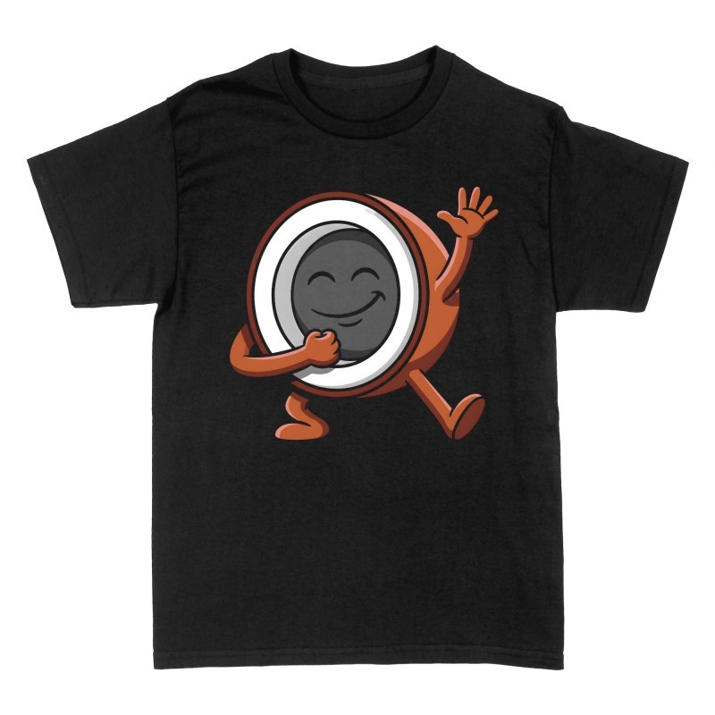 T-shirts: Noix de coco cartoon joyeuse
