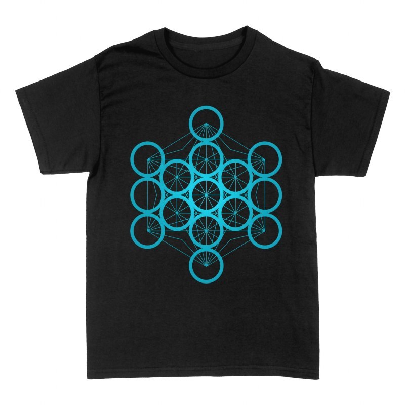 T-shirts: Cube de M&eacute;tatron g&eacute;om&eacute;trie sacr&eacute;e