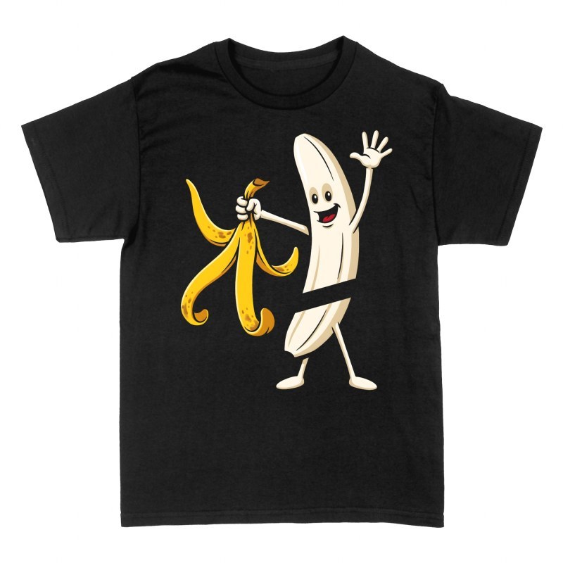 T-shirts: Banane d&eacute;nud&eacute;e censur&eacute;e