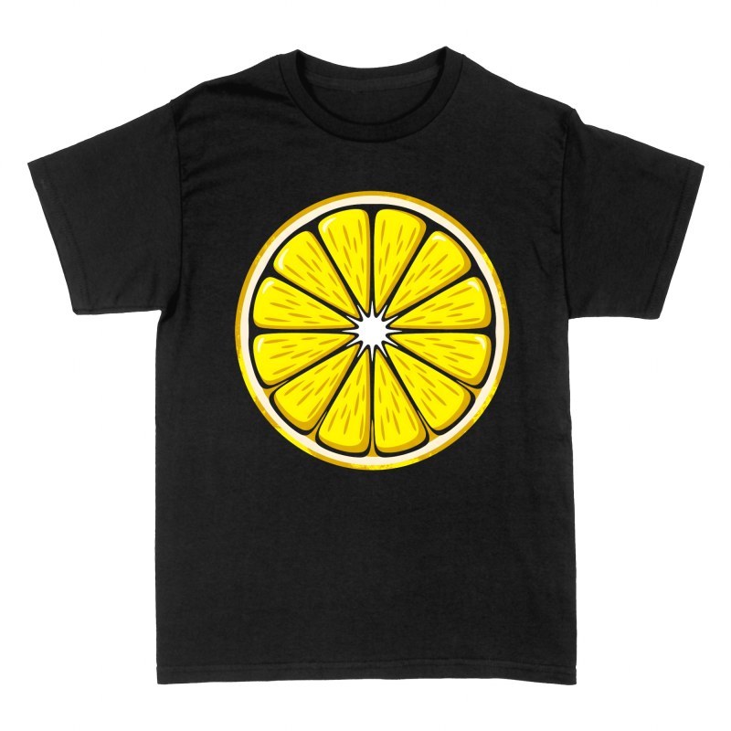 T-shirts: Tranche de citron jaune