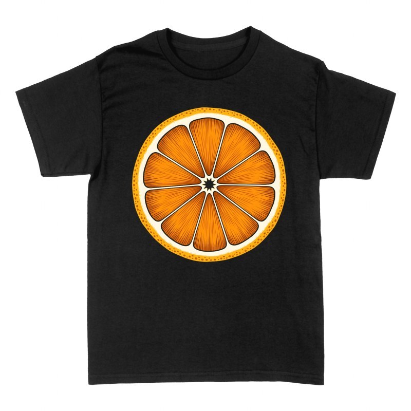T-shirts: Tranche d'orange graphique