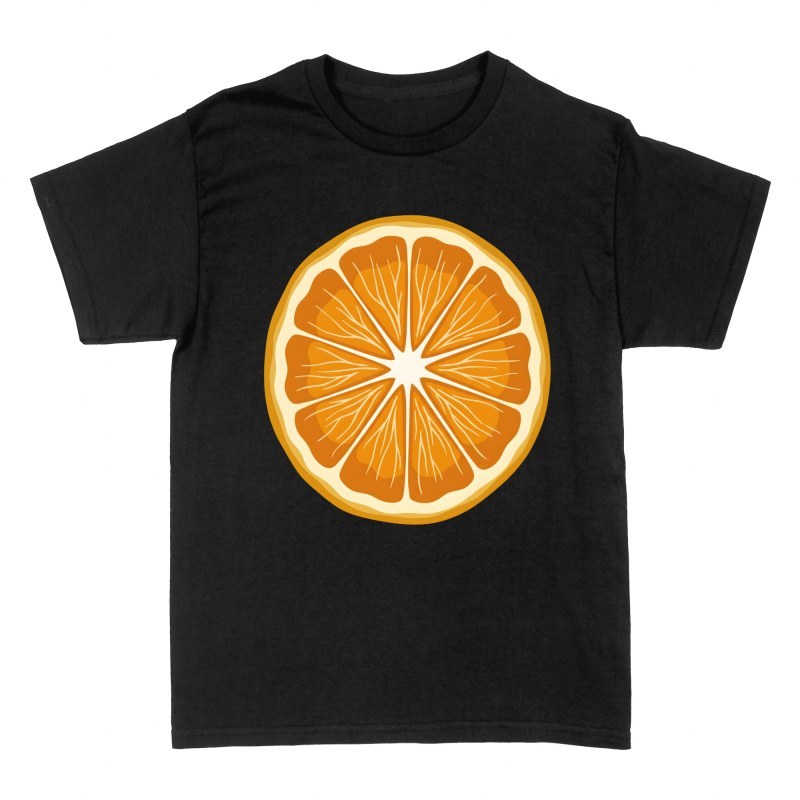 T-shirts: Tranche d'orange graphique