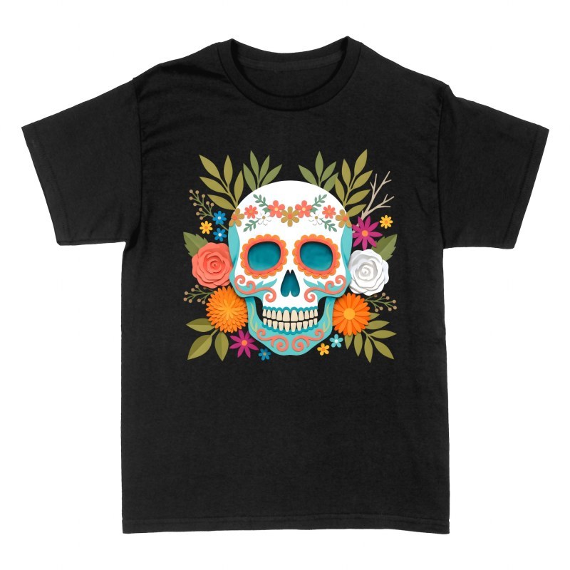 T-shirts: Cr&acirc;ne de sucre aux fleurs d&eacute;coup&eacute;es