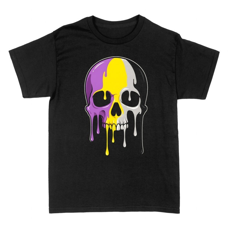 T-shirts: Cr&acirc;ne d&eacute;goulinant fiert&eacute; non-binaire