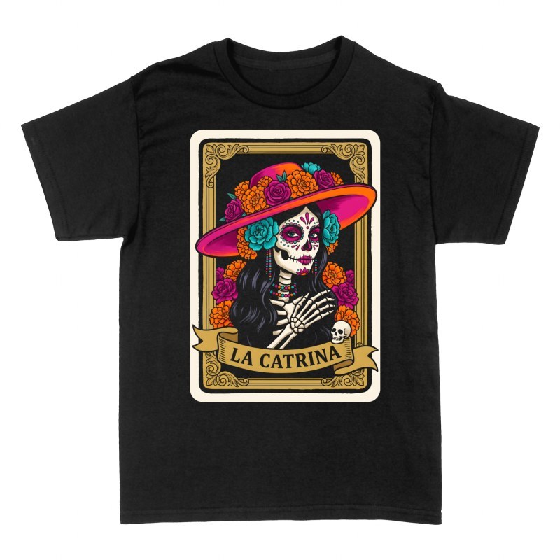 T-shirts: Carte de loterie La Catrina