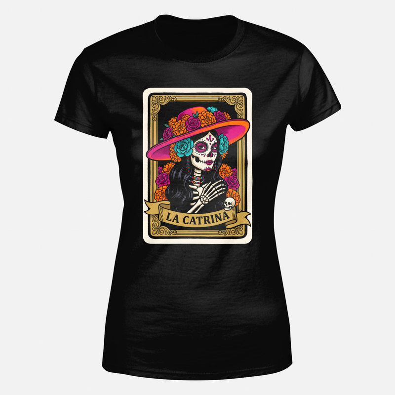 T-shirts: Carte de loterie La Catrina